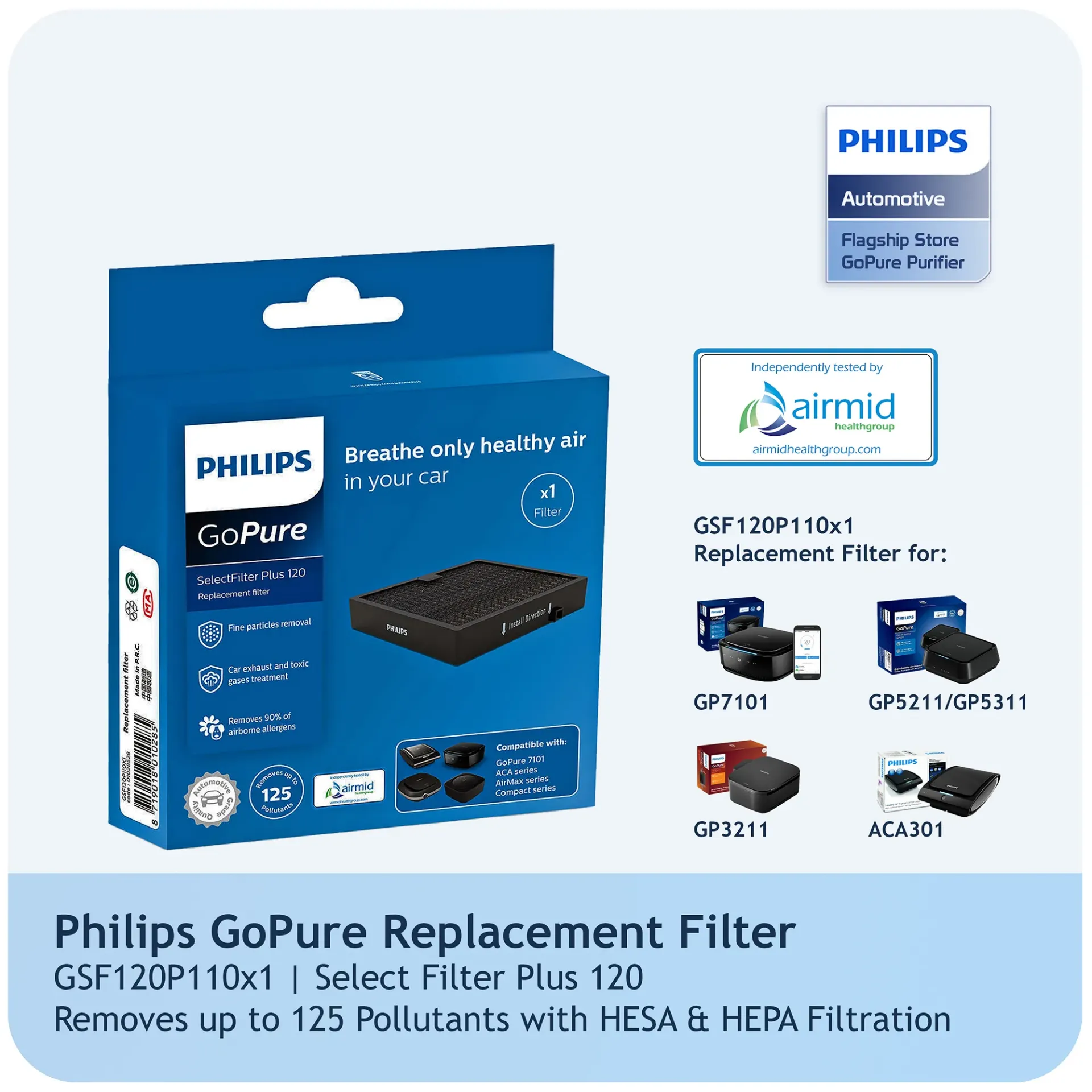 GoPure Filter | GSF120 Filter (1 Pcs)