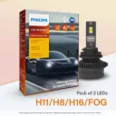 12v LED Headlights | Ultinon Rally 3590 High Power 90W - H11 H8 H9 H16 (1 Set x 2 Pcs)