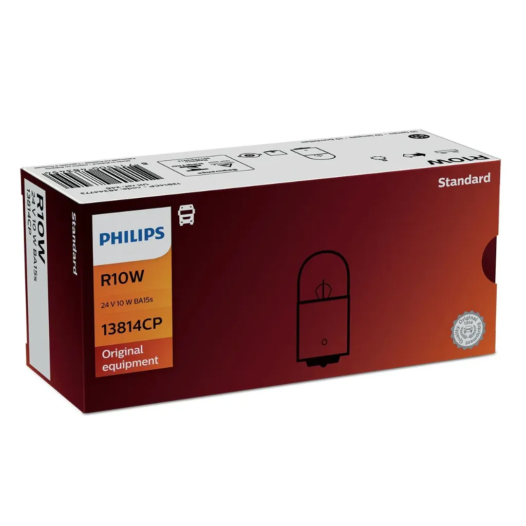 [13814CP] 24v Signals | Standard R10W (Single Bulb)