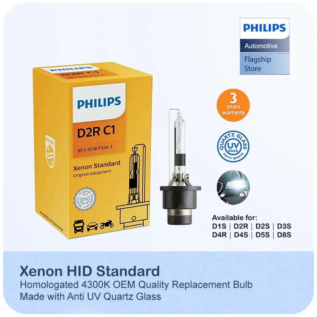 [85126C1] HID Headlights | Xenon Standard D2R (Single Bulb)