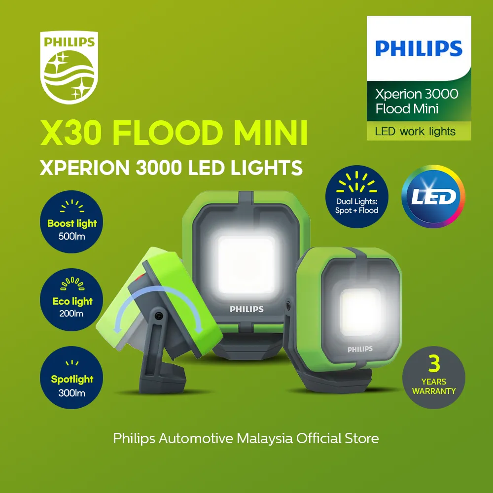 [X30FLMIX1] Xperion 3000 LED Work Lights | Flood Mini (1 Unit)