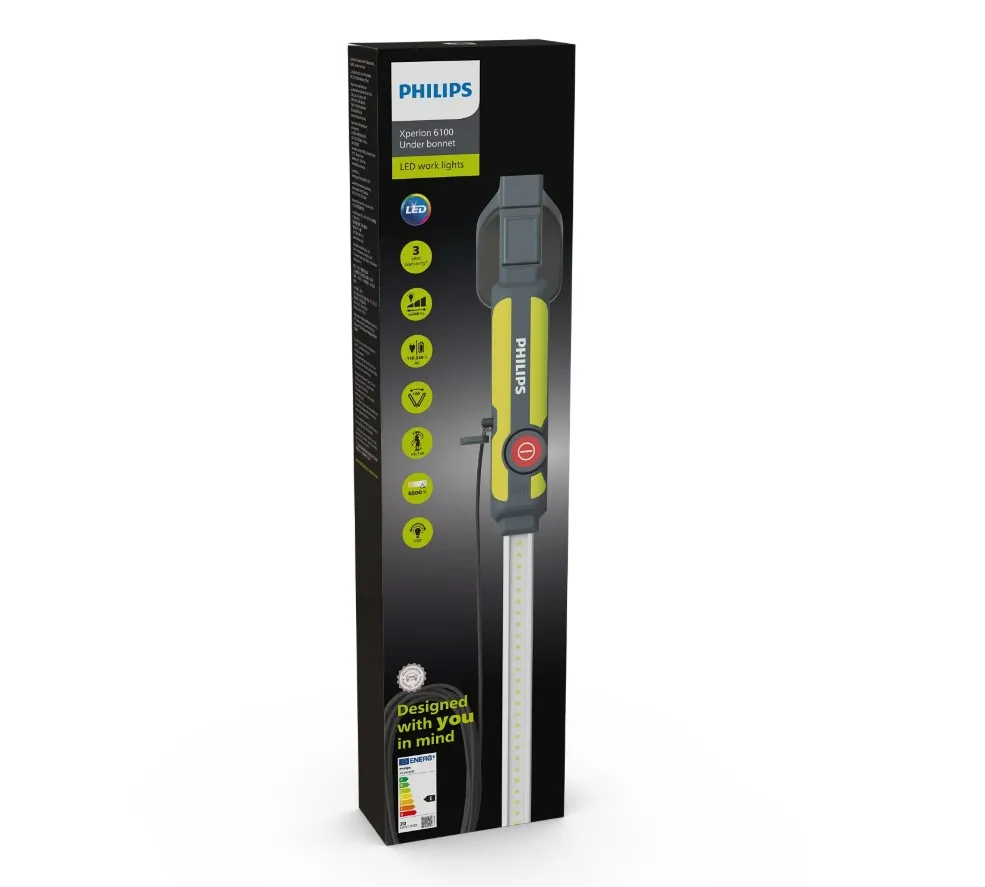 Xperion 6000 LED Work Lights | 2.1m Foldable Under Bonnet LED (1 Unit)