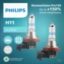 12v Headlights | Xtreme Vision Pro150 +150% - H11 (1 Set x 2 Pcs)
