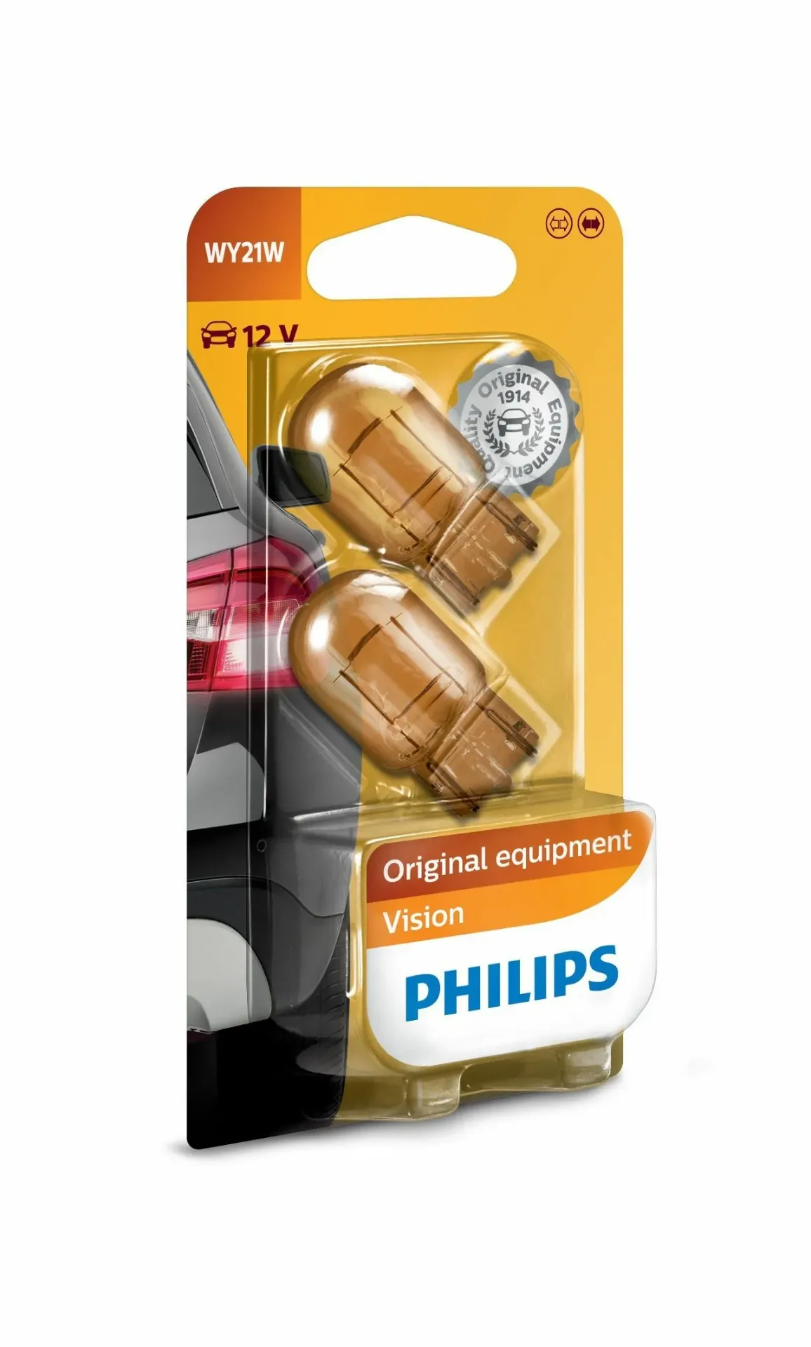 12v Signals | Standard T20 WY21W Amber (1 Set x 2 Pcs)